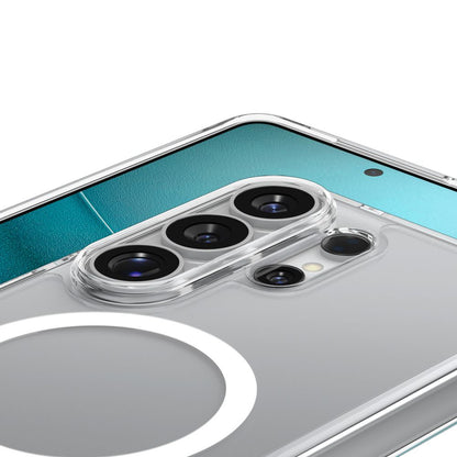 Coque MagSafe pour Samsung Galaxy S26 Ultra S948, Spigen, Ultra Hybrid, Transparente Blanche ACS10679