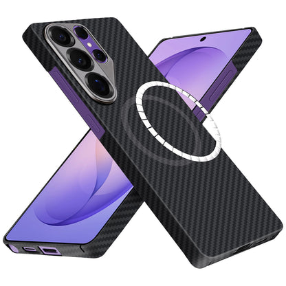 MagSafe Hülle für Samsung Galaxy S26 Ultra, Techsuit, Aramid Fiber, Schwarz