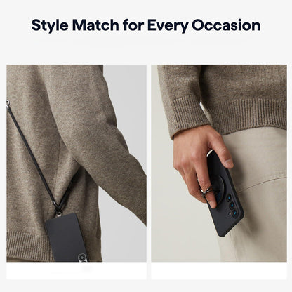 MagSafe Hülle für Samsung Galaxy S26 Ultra, Techsuit, Aramid Fiber, Schwarz