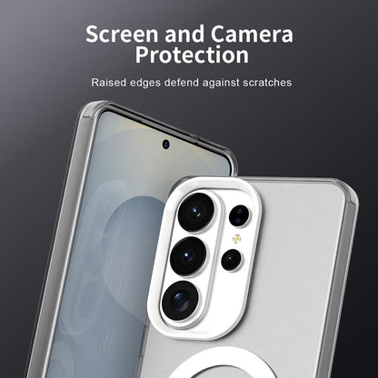 Étui MagSafe pour Samsung Galaxy S26 Ultra, Techsuit, CandyCase, Blanc