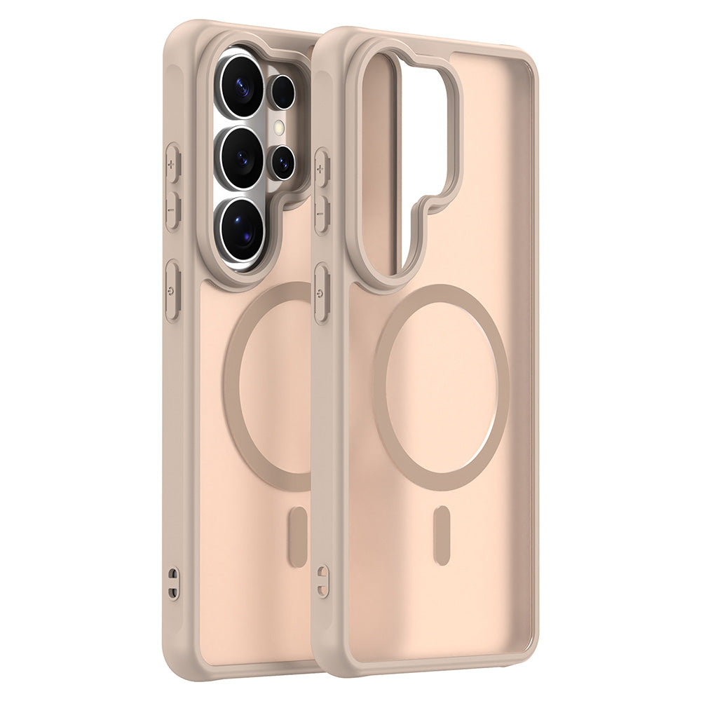 Coque MagSafe pour Samsung Galaxy S26 Ultra S948, Techsuit, HaloFrost II, Dorée