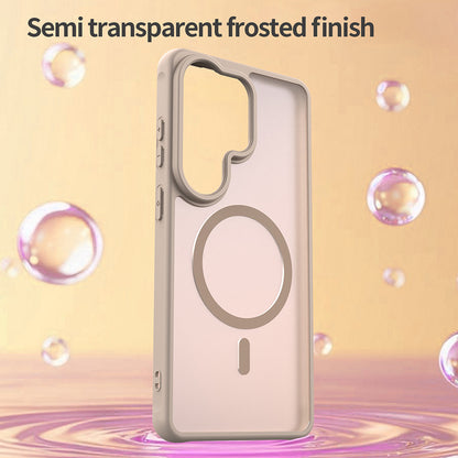 Coque MagSafe pour Samsung Galaxy S26 Ultra S948, Techsuit, HaloFrost II, Dorée