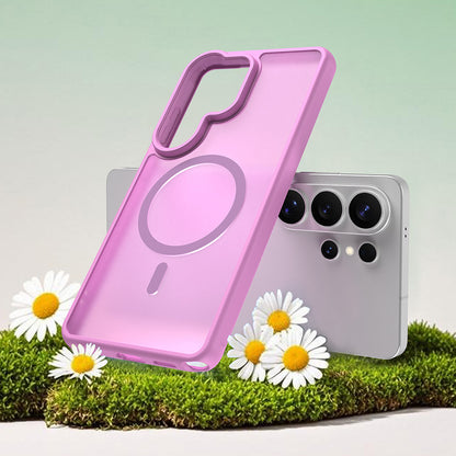 Coque MagSafe pour Samsung Galaxy S26 Ultra S948, Techsuit, HaloFrost II, Orange