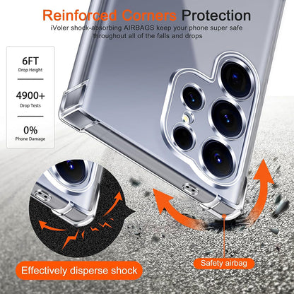 MagSafe Case for Samsung Galaxy S26 Ultra S948, Techsuit, Shockproof, Transparent