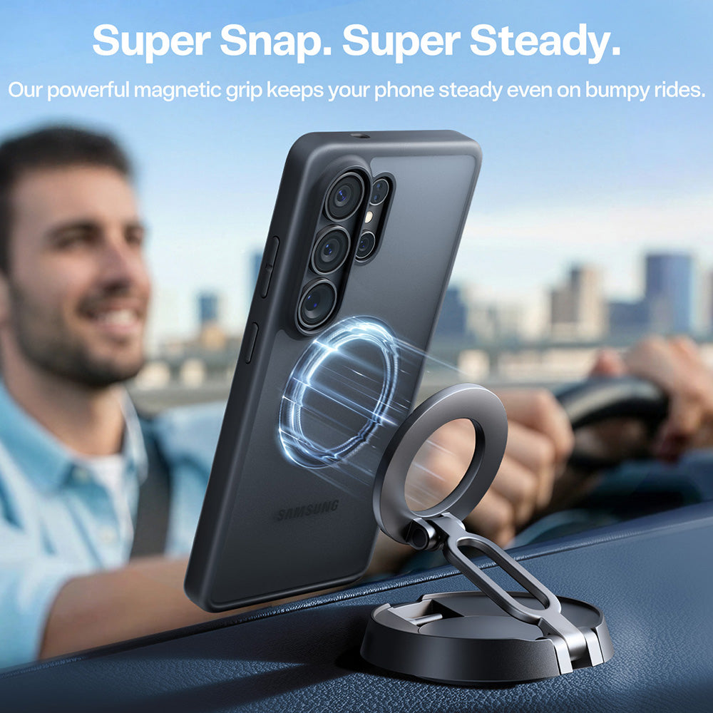 Custodia MagSafe per Samsung Galaxy S26 Ultra S948, Torras, Guardian, Nera