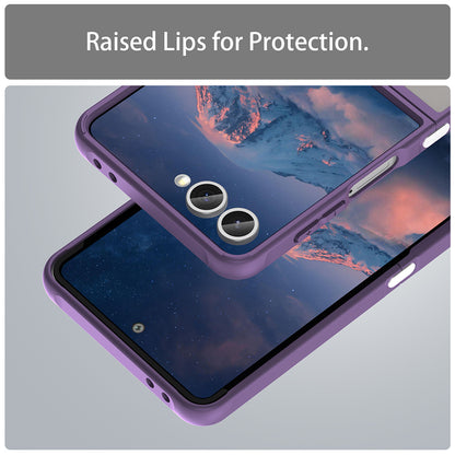 Coque MagSafe pour Samsung Galaxy Z Flip7 F766, Techsuit, HaloFrost II, Violet