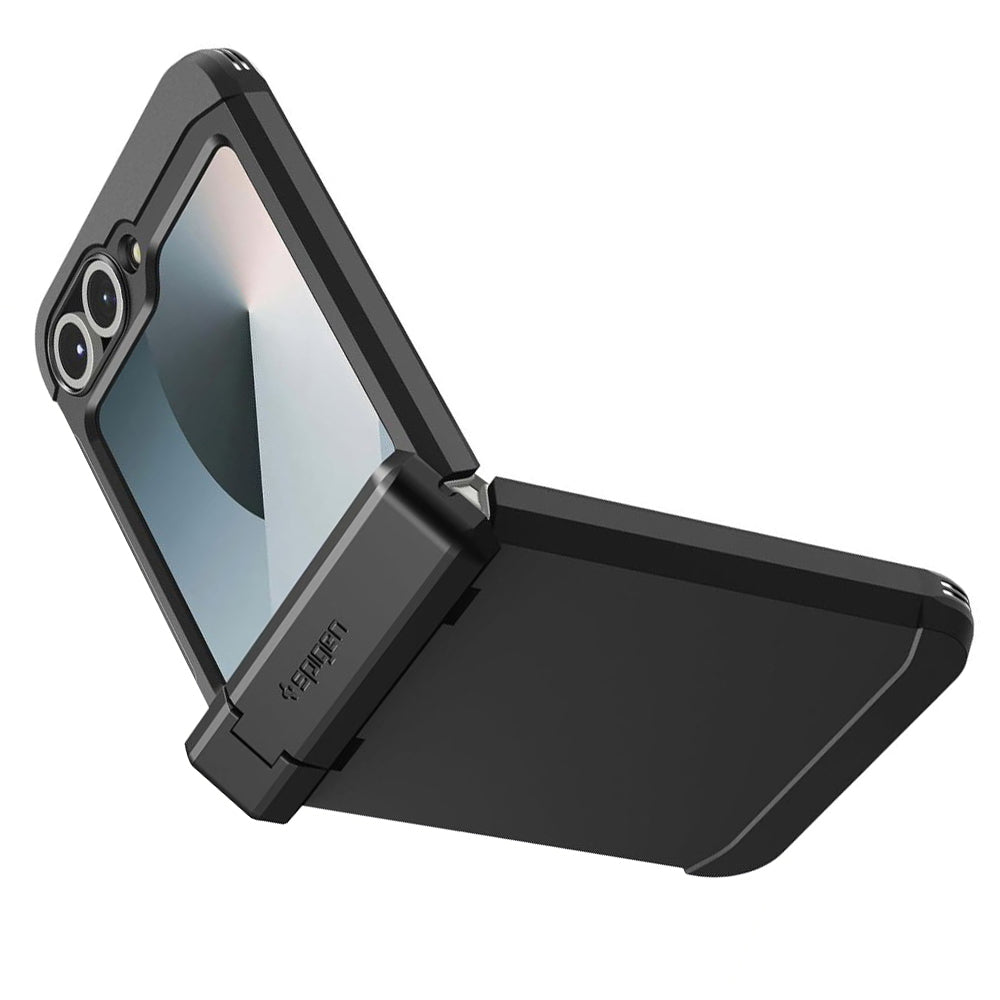 MagSafe Case for Samsung Galaxy Z Flip7 FE F761 / Z Flip6 F741, Spigen, Tough Armor Pro, Black ACS09807
