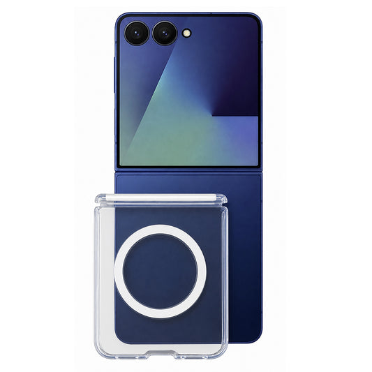 Coque MagSafe pour Samsung Galaxy Z Flip8 F776, Blueo, Crystal Pro Anti-Chute, Transparente