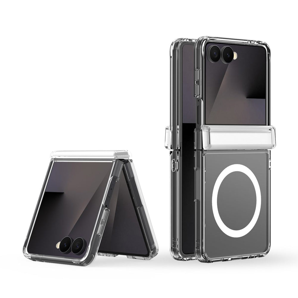 Custodia MagSafe per Samsung Galaxy Z Flip8 F776, DUX DUCIS, Chiara, Trasparente