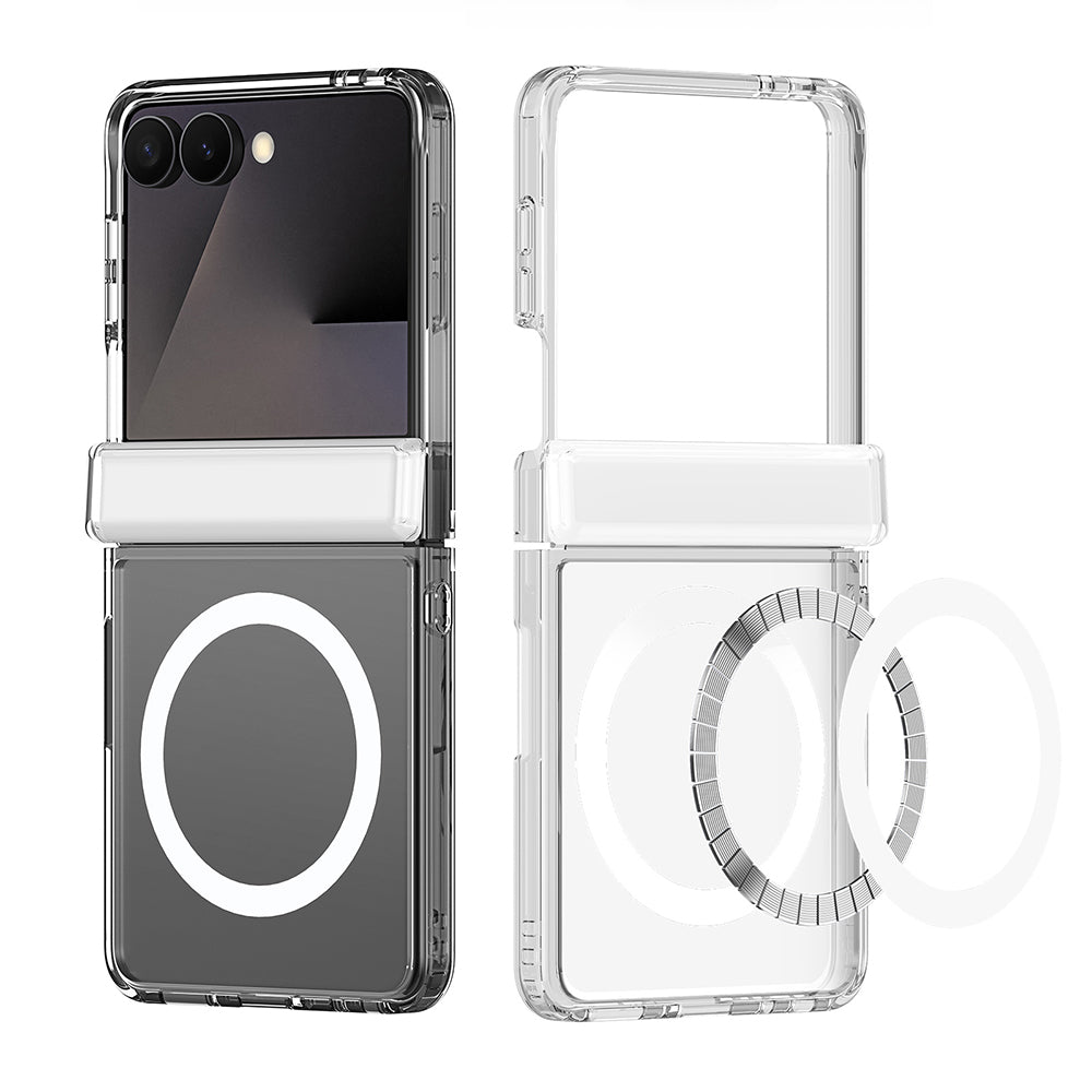 Custodia MagSafe per Samsung Galaxy Z Flip8 F776, DUX DUCIS, Chiara, Trasparente