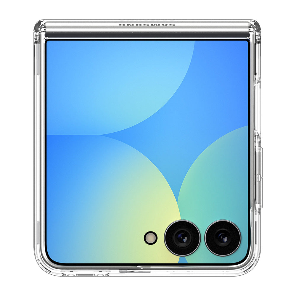 Custodia MagSafe per Samsung Galaxy Z Flip8 F776, Spigen, Ultra Hybrid Pro, Trasparente Bianca ACS11524