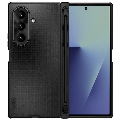 Coque MagSafe pour Samsung Galaxy Z Fold7 F966, Nillkin, Super Frosted Shield avec porte-stylo, Noire