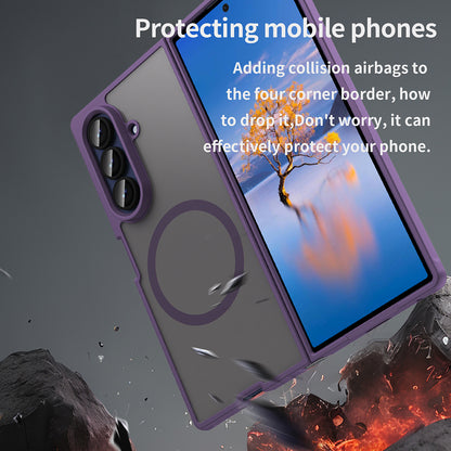 MagSafe-Hülle für Samsung Galaxy Z Fold7 F966, Techsuit, HaloFrost II, Lila
