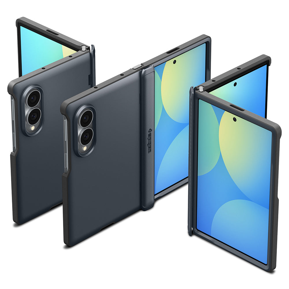 Custodia MagSafe per Samsung Galaxy Z Fold8 F971, Spigen, Slim Armor Pro, Blu ACS11951