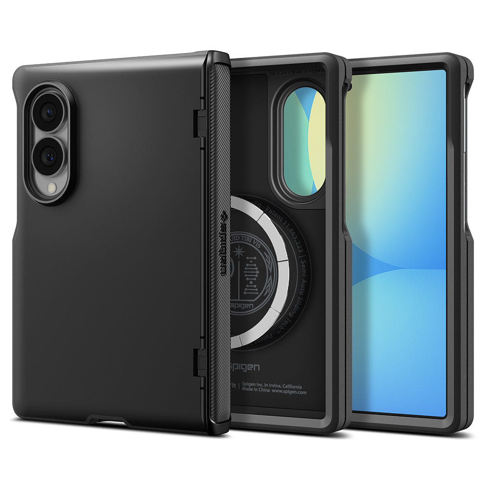 Custodia MagSafe per Samsung Galaxy Z Fold8 F971, Spigen, Slim Armor Pro, Nera ACS11950