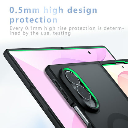 Custodia MagSafe per Samsung Galaxy Z Fold8 F971, Techsuit, PureFrost, Nero Satinato