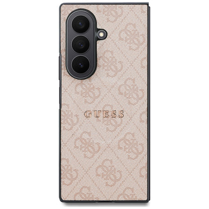 Coque MagSafe pour Samsung Galaxy Z Fold8 Ultra F976, Guess, 4G Leather Classic, Rose
