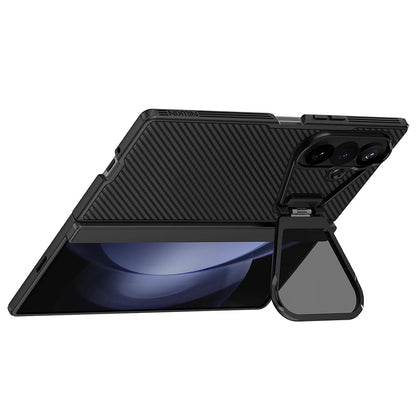 Custodia MagSafe per Samsung Galaxy Z Fold8 Ultra F976, Nillkin, CamShield Prop con copertura obiettivo nera trasparente, Nera