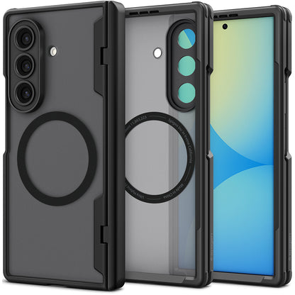 Custodia MagSafe per Samsung Galaxy Z Fold8 Ultra F976, Spigen, Ultra Hybrid Pro, Nero Satinato ACS12102