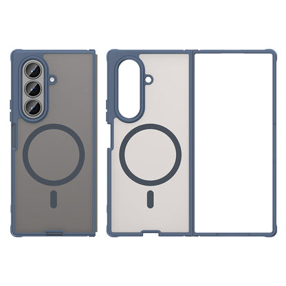 Coque MagSafe pour Samsung Galaxy Z Fold8 Ultra F976, Techsuit, HaloFrost II, Bleu marine