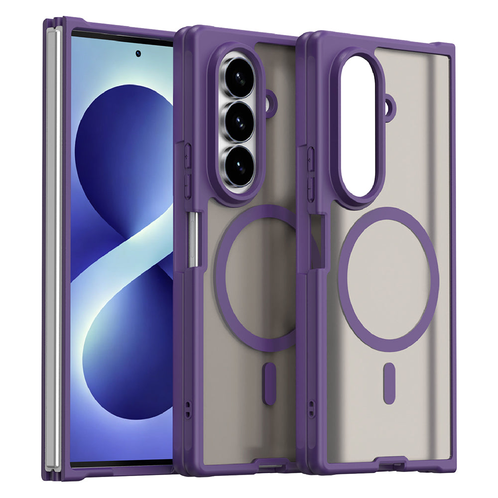Custodia MagSafe per Samsung Galaxy Z Fold8 Ultra F976, Techsuit, HaloFrost II, Viola