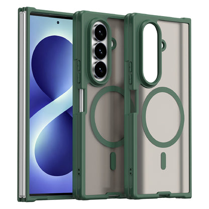 Coque MagSafe pour Samsung Galaxy Z Fold8 Ultra F976, Techsuit, HaloFrost II, Vert