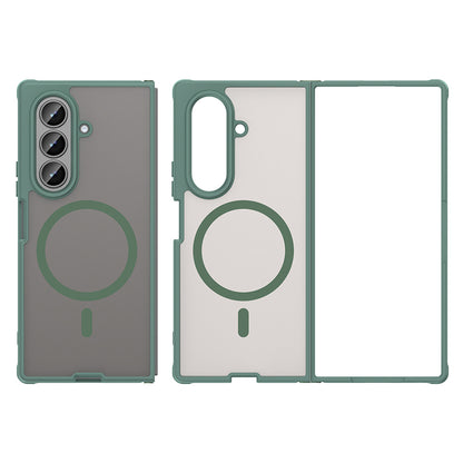 Coque MagSafe pour Samsung Galaxy Z Fold8 Ultra F976, Techsuit, HaloFrost II, Vert