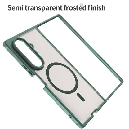 Coque MagSafe pour Samsung Galaxy Z Fold8 Ultra F976, Techsuit, HaloFrost II, Vert