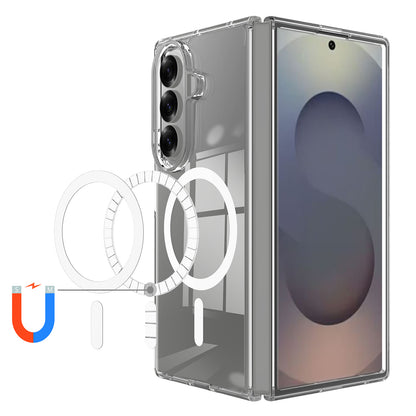 Custodia MagSafe per Samsung Galaxy Z Fold8 Ultra F976, Techsuit, Pro, Trasparente