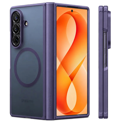 Custodia MagSafe per Samsung Galaxy Z Fold8 Ultra F976, Torras, Guardian, Viola Scuro