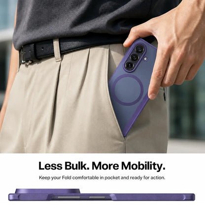 Custodia MagSafe per Samsung Galaxy Z Fold8 Ultra F976, Torras, Guardian, Viola Scuro