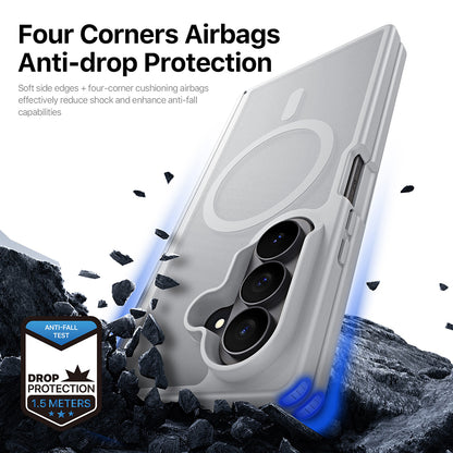Coque MagSafe pour Samsung Galaxy Z Fold8 Ultra F976 / Z Fold7 F966, DUX DUCIS, Yind, Gris