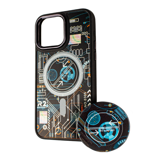 Custodia MagSafe per Xiaomi Redmi 10A / 9C, BOTER, Tecnologia MagPopsocket, Multicolore