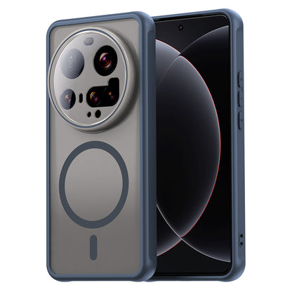 Coque MagSafe pour Xiaomi 15 Ultra, Techsuit, HaloFrost II, Bleu marine
