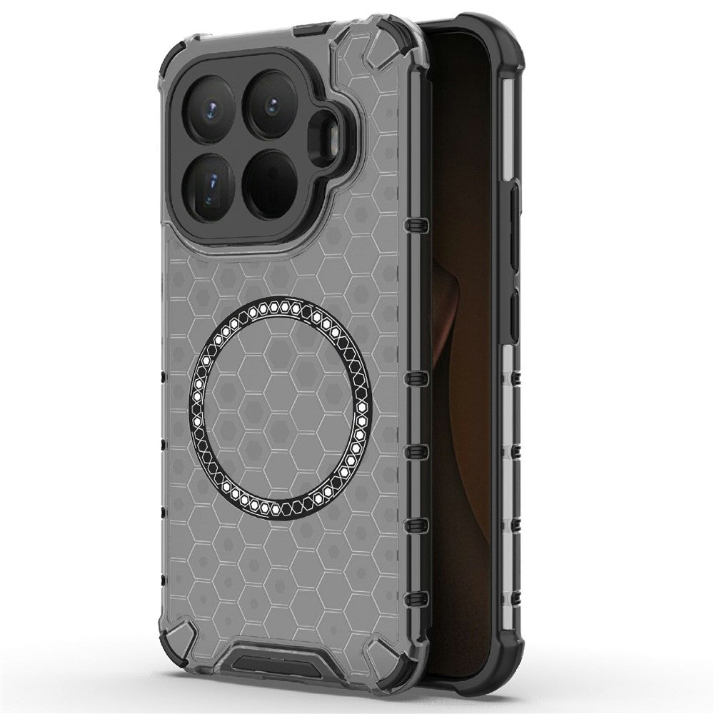 MagSafe Hülle für Xiaomi 15T Pro, Techsuit, HoneyComb Shield, Schwarz