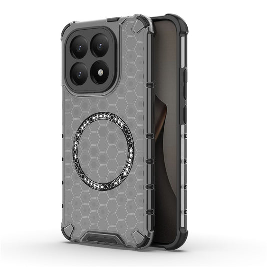 MagSafe Hülle für Xiaomi 15T, Techsuit, HoneyComb Shield, Schwarz