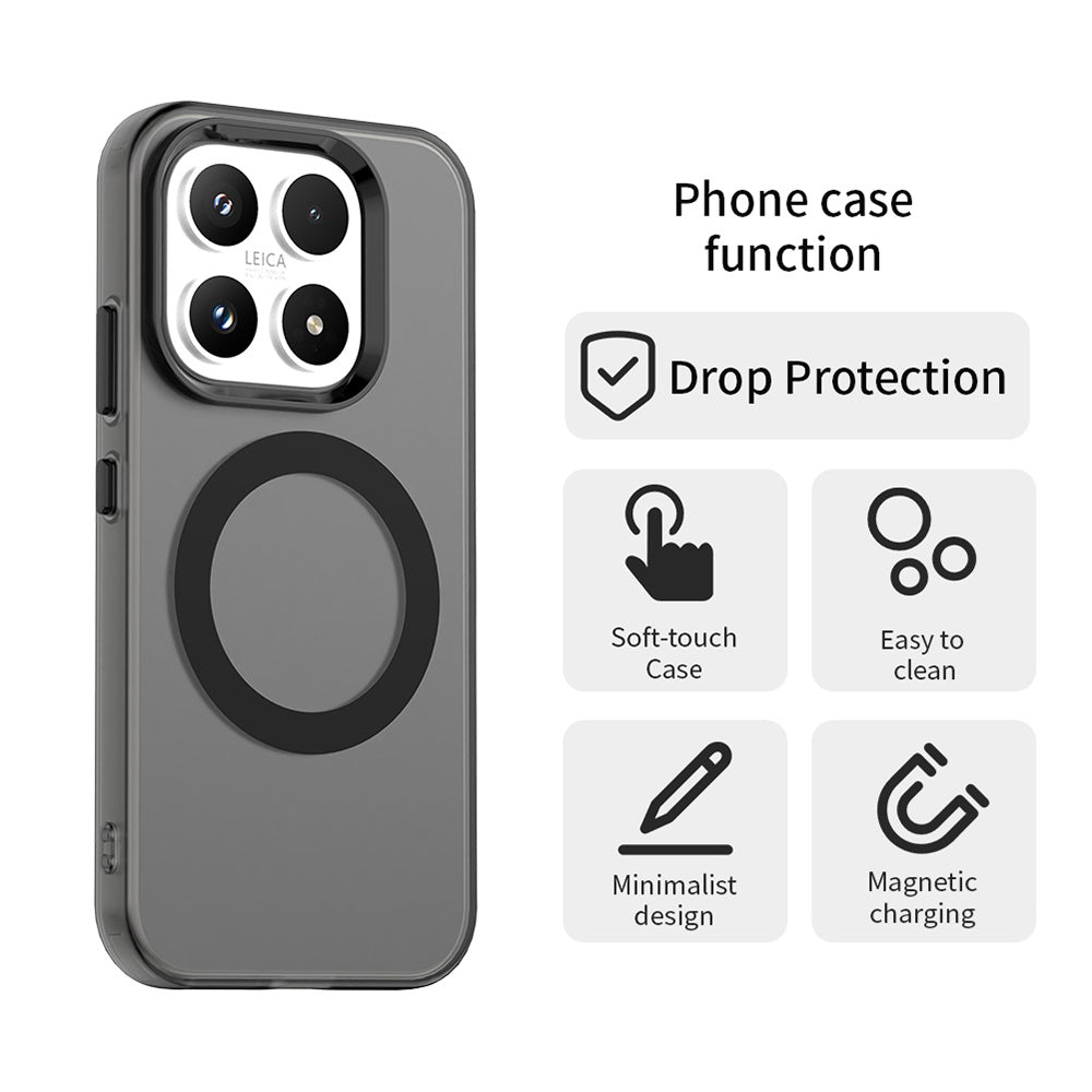 Housse MagSafe pour Xiaomi 17, Techsuit, CandyCase, Noire