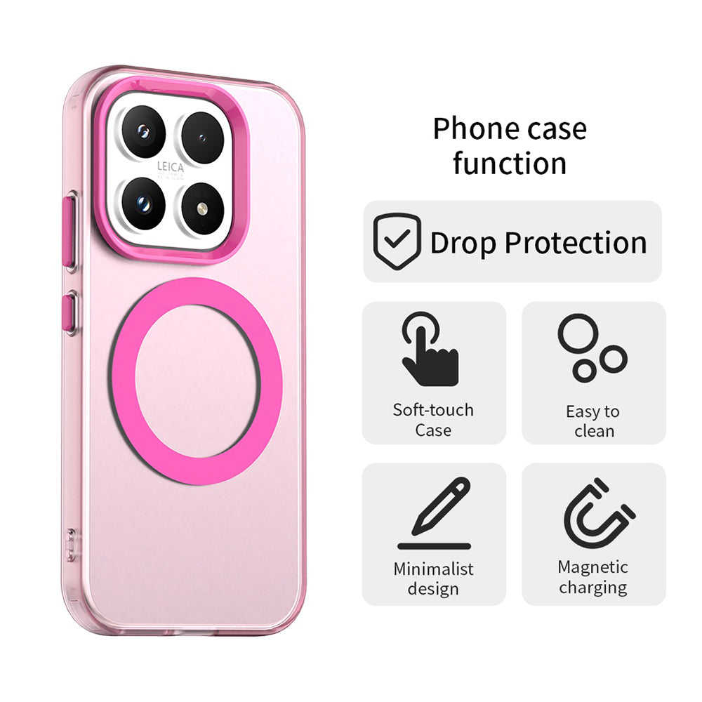 MagSafe Hülle für Xiaomi 17, Techsuit, CandyCase, Rosa