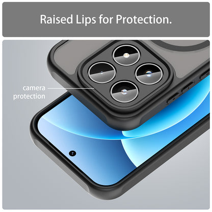 MagSafe Hülle für Xiaomi 17, Techsuit, HaloFrost II, Schwarz