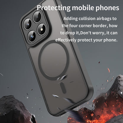 MagSafe Hülle für Xiaomi 17, Techsuit, HaloFrost II, Rosa
