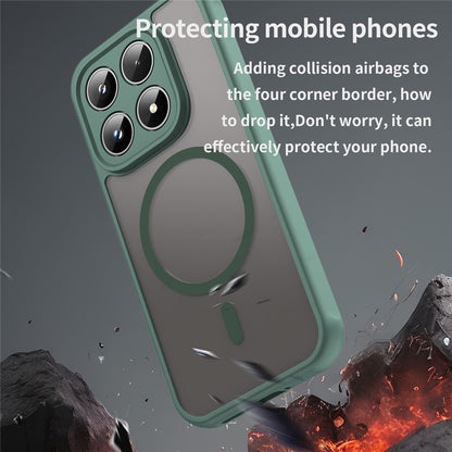 MagSafe Hülle für Xiaomi 17, Techsuit, HaloFrost II, Grün