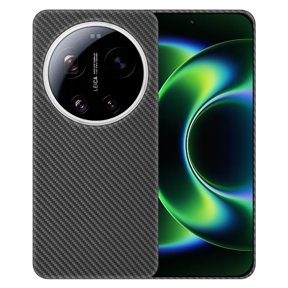 MagSafe Hülle für Xiaomi 17 Ultra, Techsuit, Aramid Fiber, Schwarz