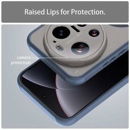 MagSafe Hülle für Xiaomi 17 Ultra, Techsuit, HaloFrost II, Marineblau