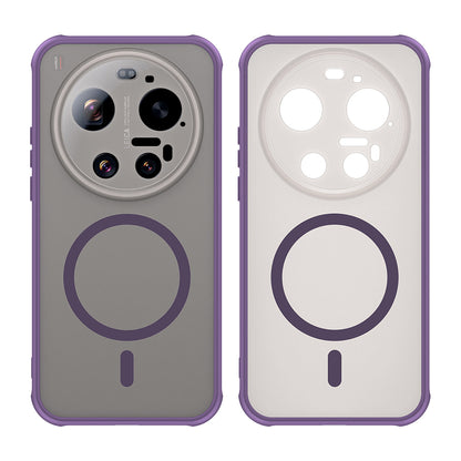 Custodia MagSafe per Xiaomi 17 Ultra, Techsuit, HaloFrost II, Viola