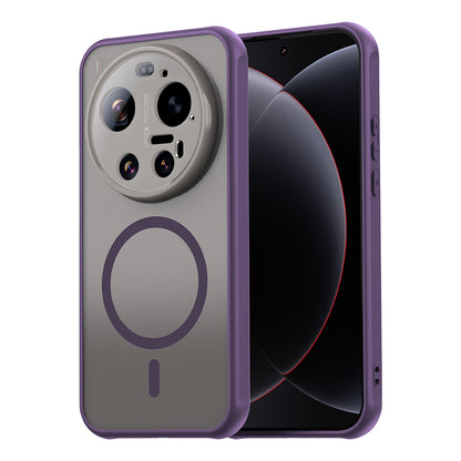 Custodia MagSafe per Xiaomi 17 Ultra, Techsuit, HaloFrost II, Viola