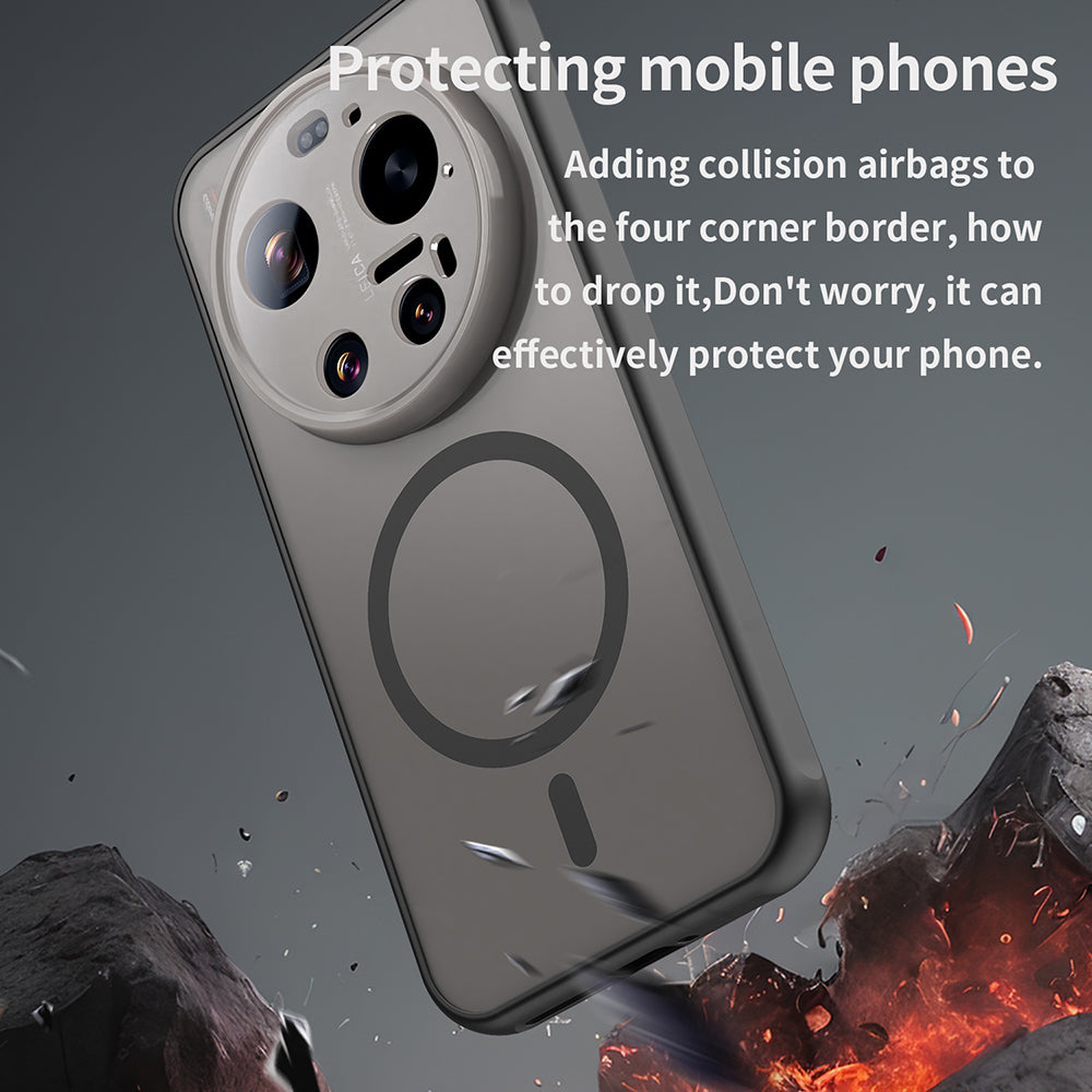 MagSafe Hülle für Xiaomi 17 Ultra, Techsuit, HaloFrost II, Schwarz