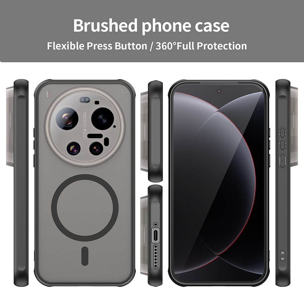 MagSafe Hülle für Xiaomi 17 Ultra, Techsuit, HaloFrost II, Schwarz