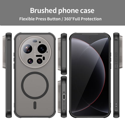 MagSafe Hülle für Xiaomi 17 Ultra, Techsuit, HaloFrost II, Schwarz