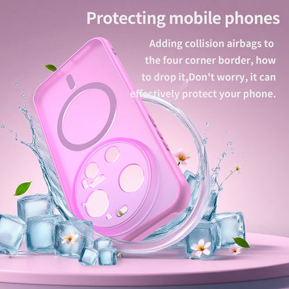 MagSafe Case for Xiaomi 17 Ultra, Techsuit, HaloFrost II, Pink