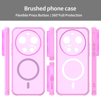 MagSafe Case for Xiaomi 17 Ultra, Techsuit, HaloFrost II, Pink